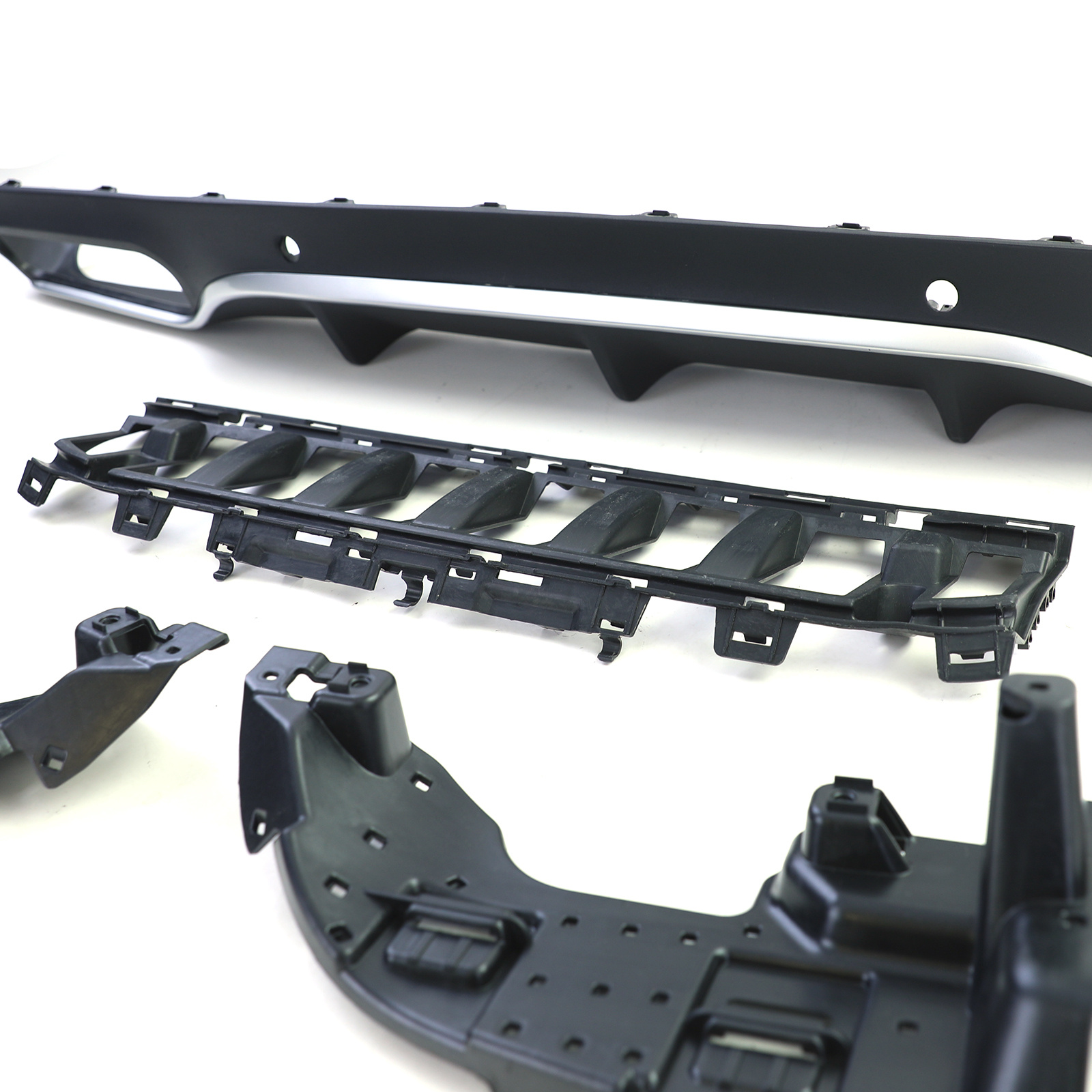 Achterbumper diffuser geschikt voor Mercedes C C205 Coupe 2015-2018