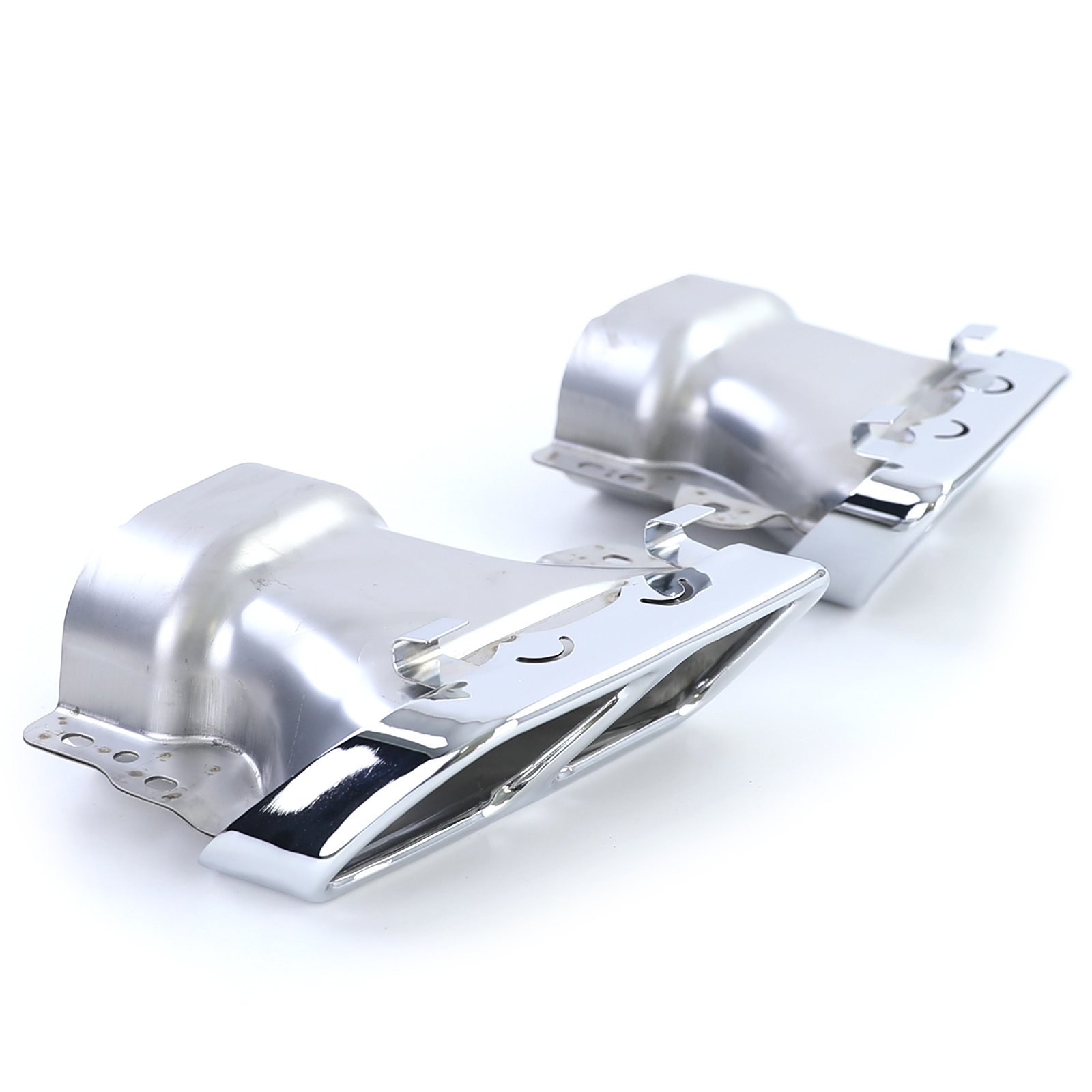 Uitlaatpijp geschikt voor Mercedes CLA C117 X117 2013-2019 - Coupe/Shooting Brake - sportieve look - chroom