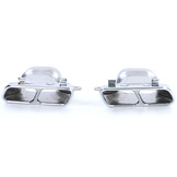 Uitlaatpijp geschikt voor Mercedes CLA C117 X117 2013-2019 - Coupe/Shooting Brake - sportieve look - chroom