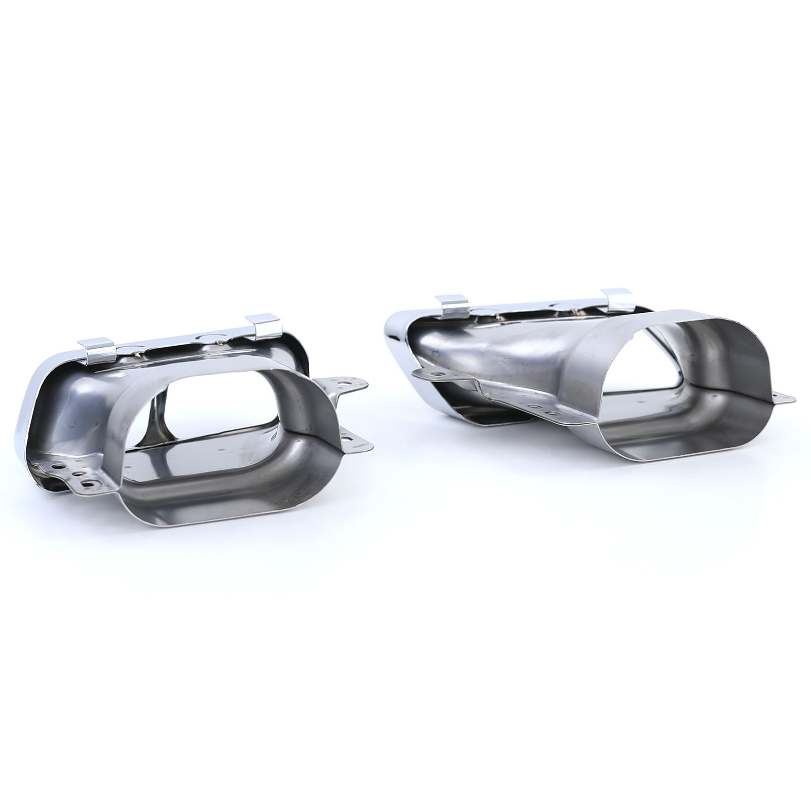 Uitlaatpijp geschikt voor Mercedes CLA C117 X117 2013-2019 - Coupe/Shooting Brake - sportieve look - chroom