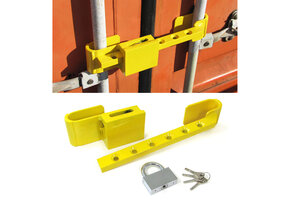 Containerslot - gehard staal - deurstangafstanden van 23,5x43 cm