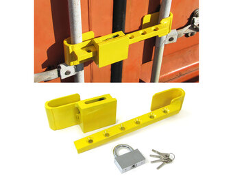 Containerslot - gehard staal - deurstangafstanden van 23,5x43 cm