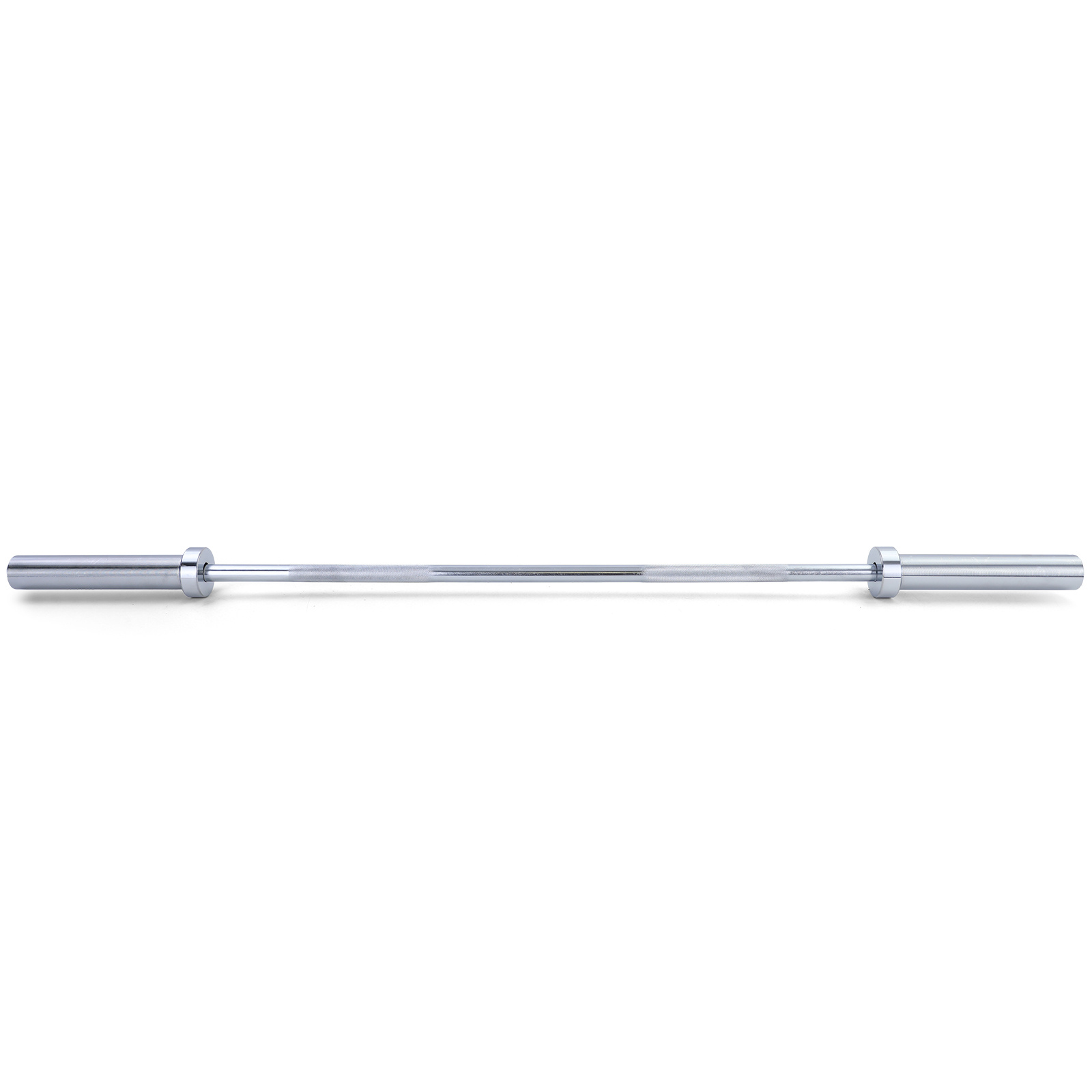 Halterstang - Ø 50 mm - met veersluiting - 120 cm - chroom
