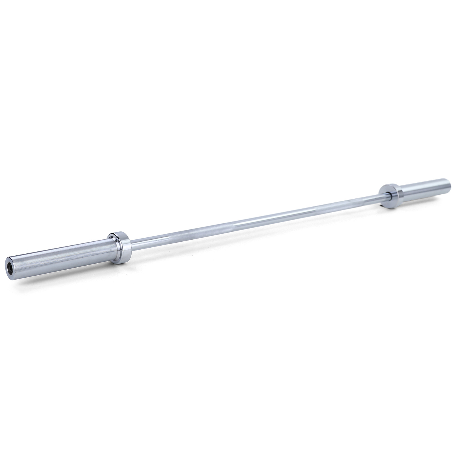 Halterstang - Ø 50 mm - met veersluiting - 120 cm - chroom