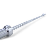 Halterstang - Ø 50 mm - met veersluiting - 120 cm - chroom