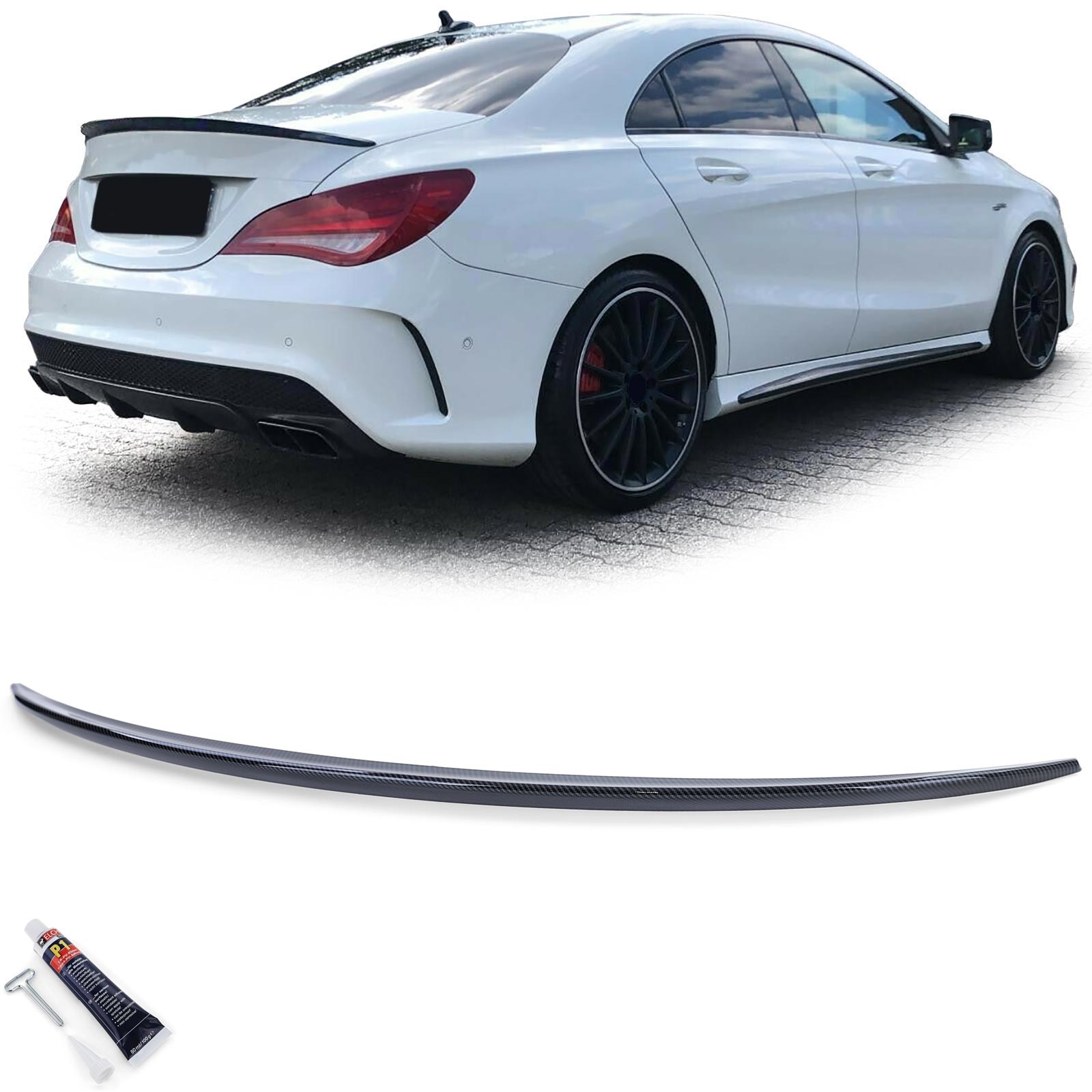 Spoiler - achterspoiler - voor Mercedes CLA C117 W117 - vanaf 2013