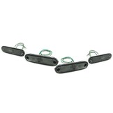 Zijkant knipperlichten geschikt voor Mazda MX5 NA NB NB-FL 1989-2005 - gerookt zwart