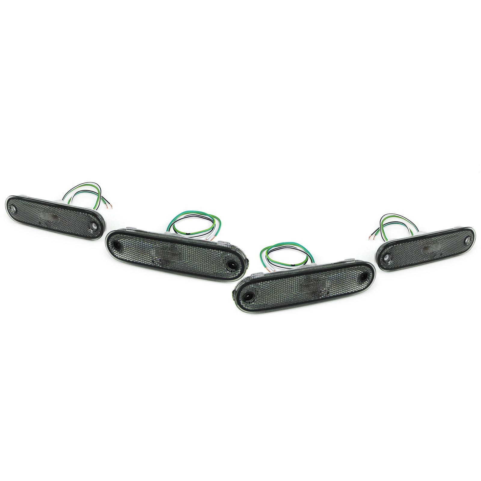 Zijkant knipperlichten geschikt voor Mazda MX5 NA NB NB-FL 1989-2005 - gerookt zwart