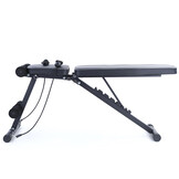 Halterbank - fitnessbank - 150x80x40 cm  - zwart grijs