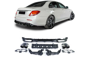 Achterbumper diffuser - Mercedes E-klasse W213 Sedan vanaf 2016