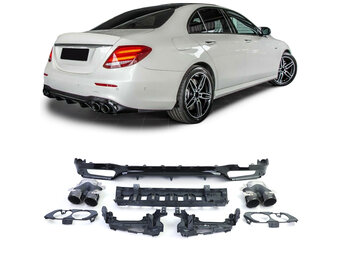 Achterbumper diffuser - Mercedes E-klasse W213 Sedan vanaf 2016