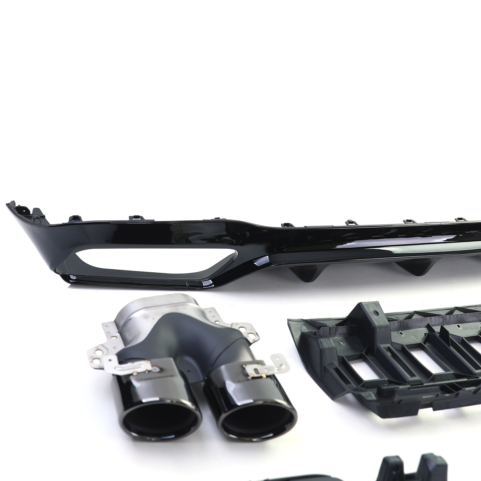 Achterbumper diffuser geschikt voor Mercedes E-klasse W213 Sedan vanaf 2016