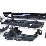 Achterbumper diffuser geschikt voor Mercedes E-klasse W213 Sedan vanaf 2016