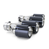 Uitlaatpijpen geschikt voor BMW 5 serie-535i en 535d 2010-2017 - Sedan/Touring - 63 mm - carbon