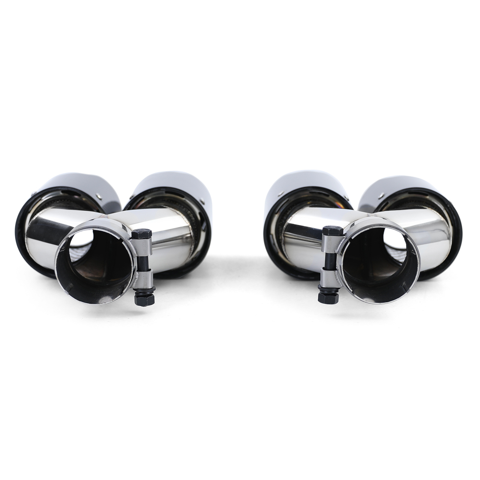 Uitlaatpijpen geschikt voor BMW 5 serie-535i en 535d 2010-2017 - Sedan/Touring - 63 mm - carbon