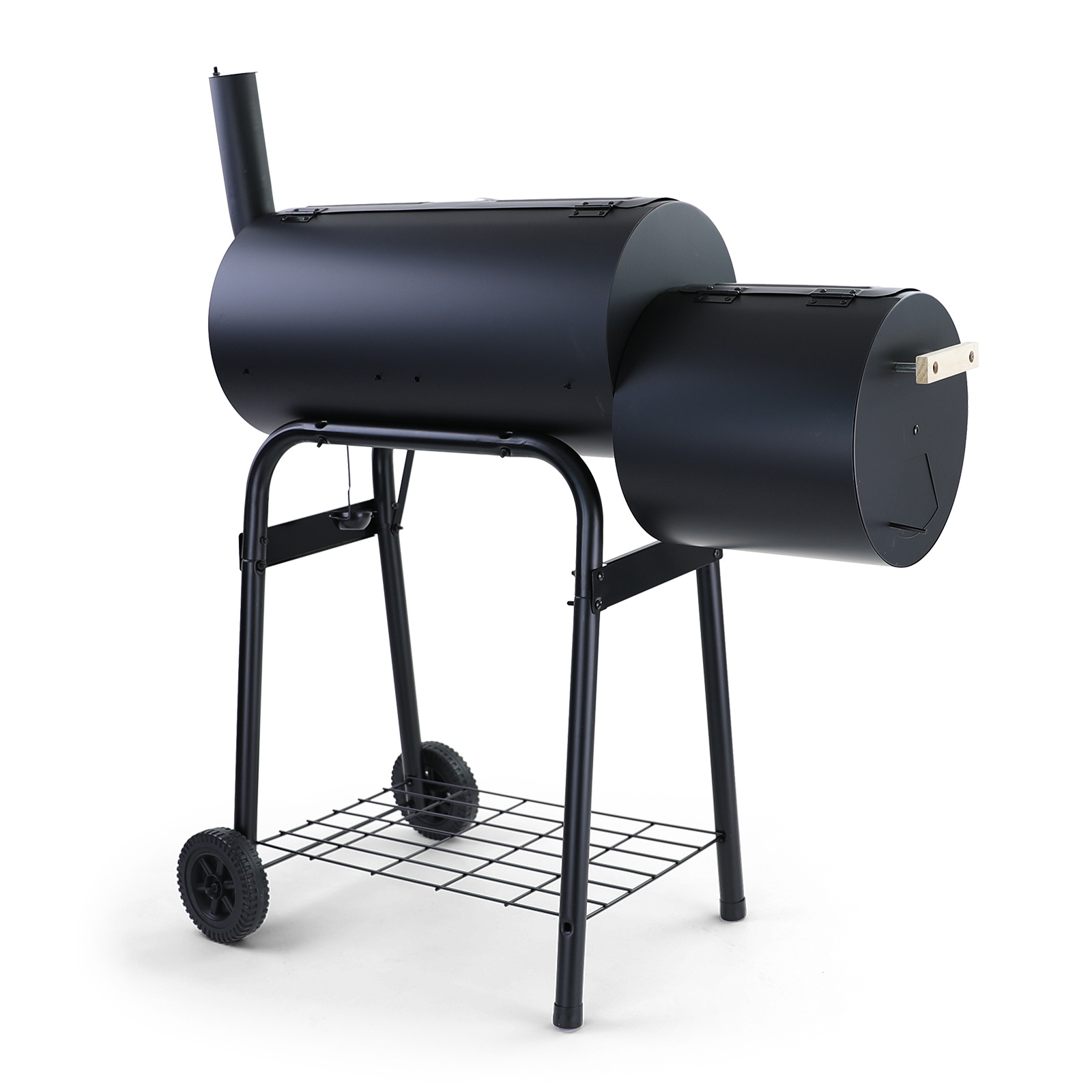 RAMROXX® - barbecue - 97x60x113 cm - zwart lichtbruin