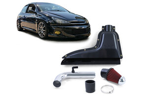 Luchtfilter auto - geschikt voor Peugeot 206 - ABS-behuizing - zwart