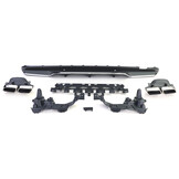 Achterbumper diffuser geschikt voor Mercedes C W205 S205 Sedan 2014-2018