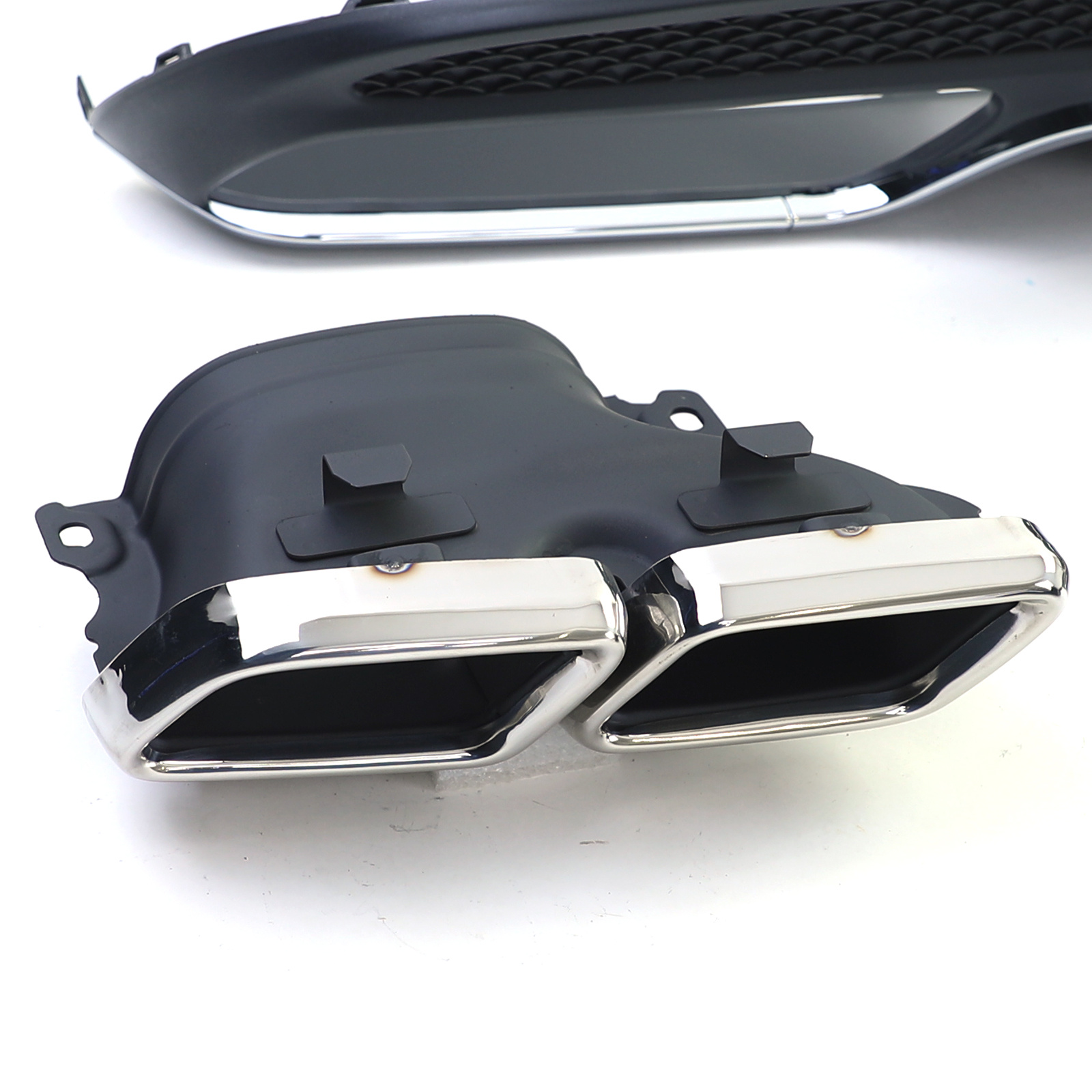 Achterbumper diffuser geschikt voor Mercedes C W205 S205 Sedan 2014-2018