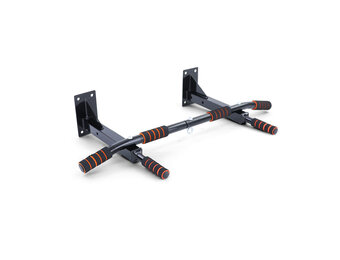 Optrekstang - wandmontage - 94x18x52 cm - zwart oranje