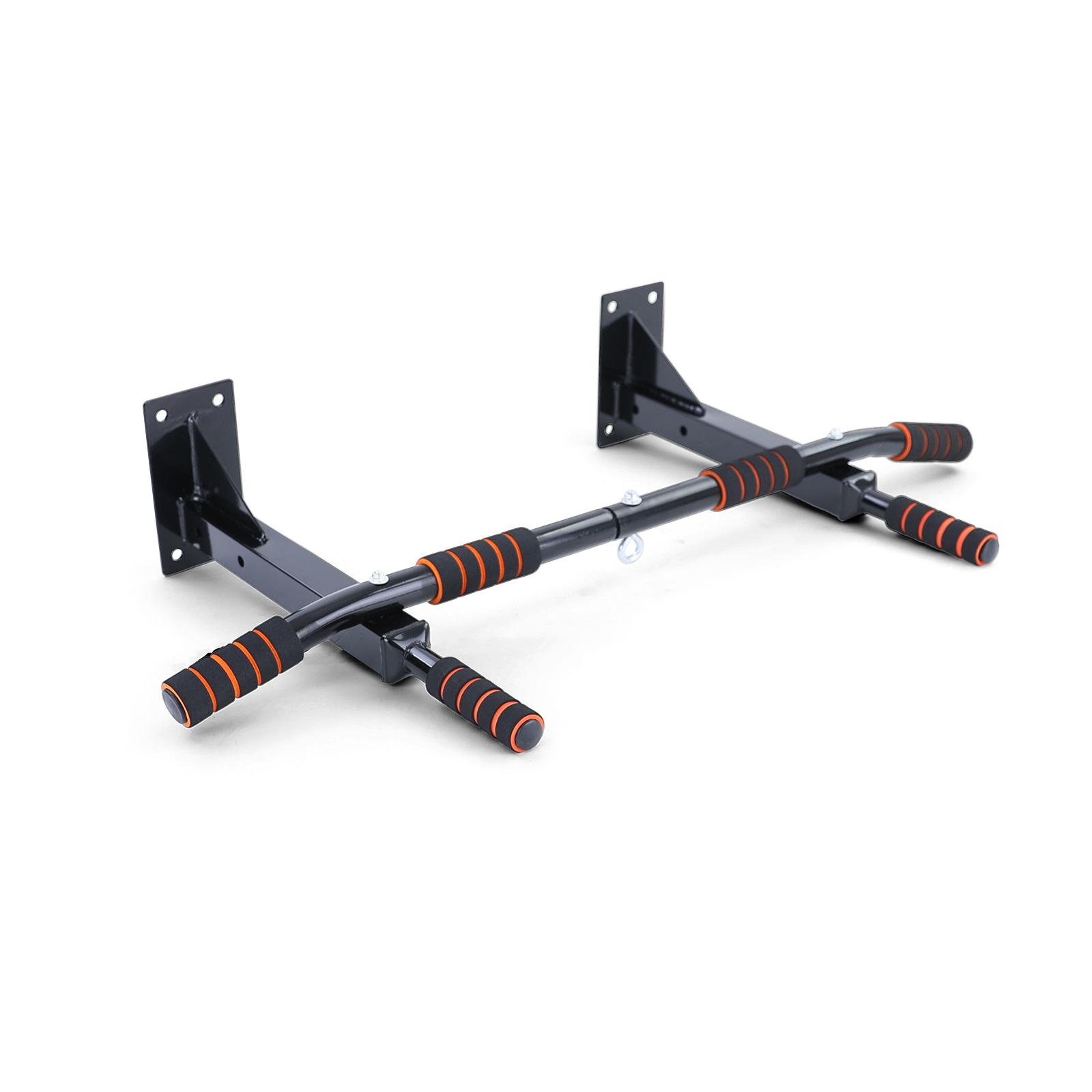 Optrekstang - wandmontage - 94x18x52 cm - zwart oranje