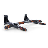 Optrekstang - wandmontage - 94x18x52 cm - zwart oranje