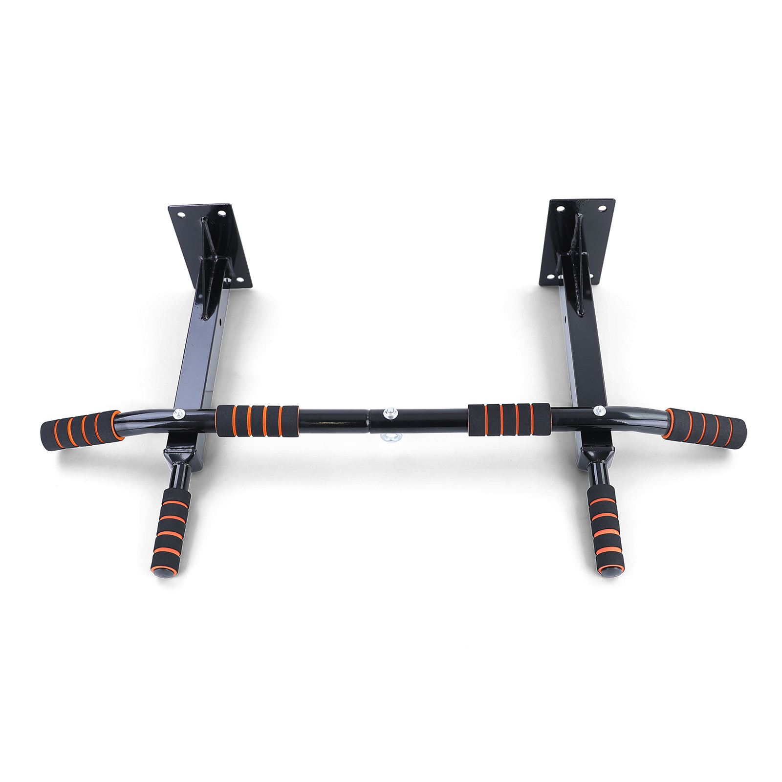 Optrekstang - wandmontage - 94x18x52 cm - zwart oranje