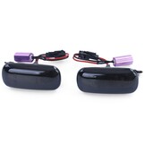 Zijkant knipperlichten - Audi A4 S4 RS4 TT A3 A6 S6 A8-type B6 B7 8J 8P C5 D3 - gerookt zwart