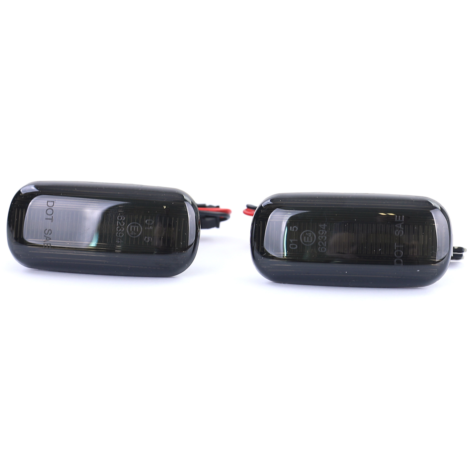 Zijkant knipperlichten - Audi A4 S4 RS4 TT A3 A6 S6 A8-type B6 B7 8J 8P C5 D3 - gerookt zwart