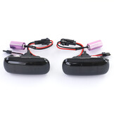 Zijkant knipperlichten geschikt voor Audi A4 S4 RS4 TT A3 A6 S6 A8-type B6 B7 8J 8P C5 D3 - gerookt zwart