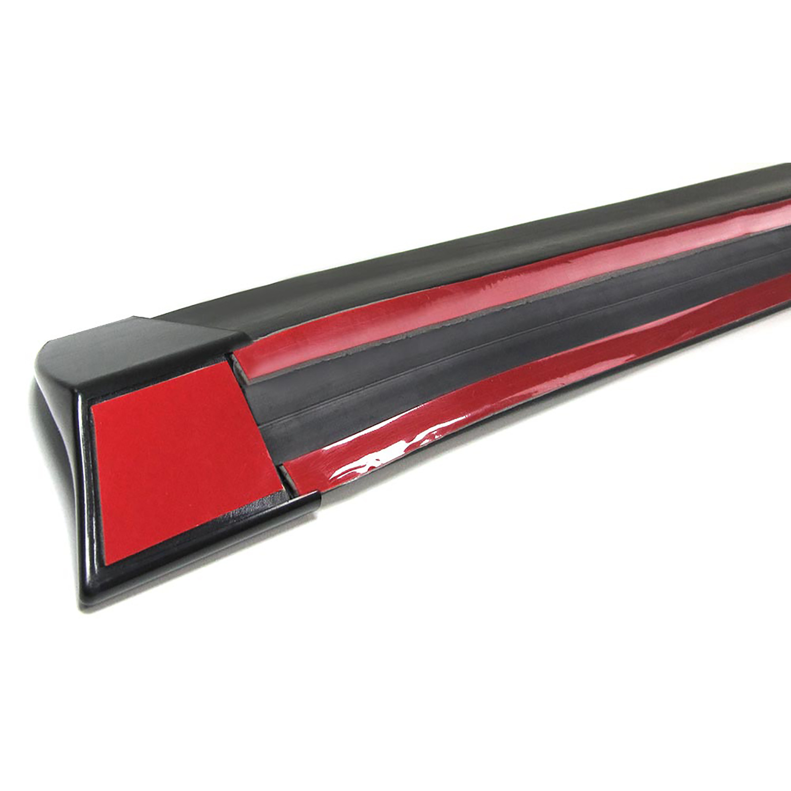 Achterspoiler lip - sportieve look - 1.58 m - zwart