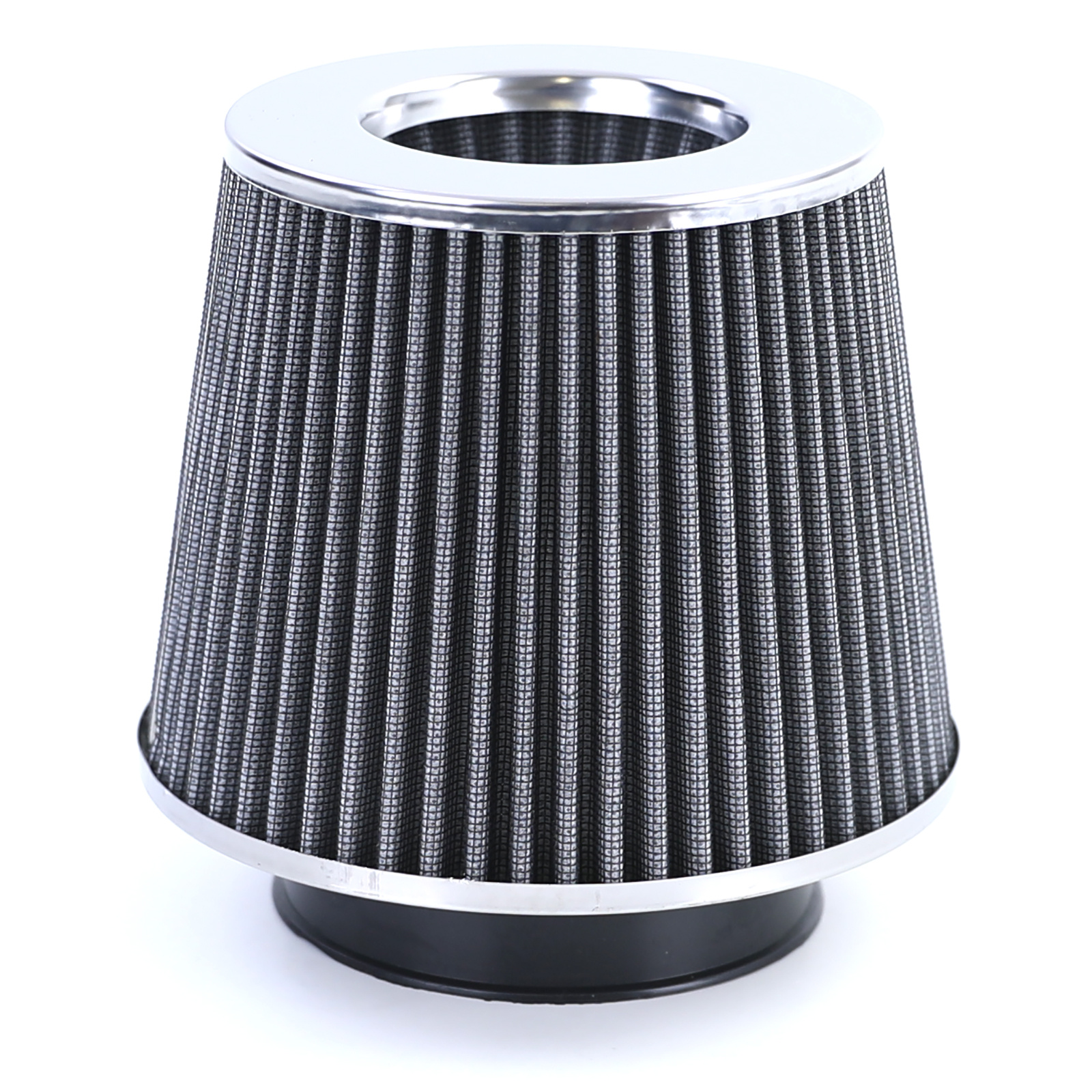 Luchtfilter auto - universeel filtersysteem - 60x70 mm - zilver