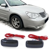 Zijkant knipperlichten - Chrysler Sebring JS 06-10 / Town & Country-type 08-15 - gerookt zwart