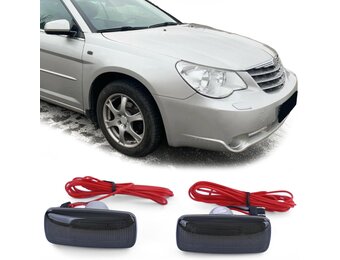 Zijkant knipperlichten - Chrysler Sebring JS 06-10 / Town & Country-type 08-15 - gerookt zwart
