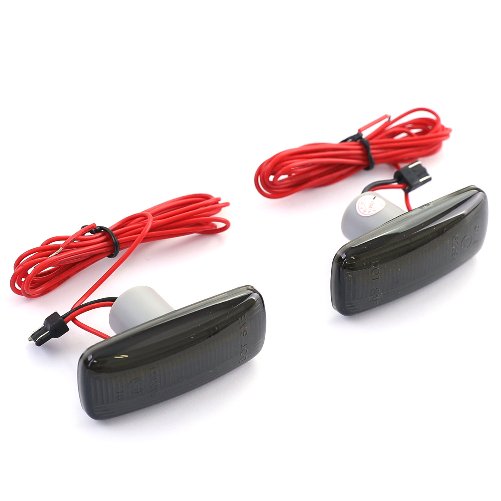 Zijkant knipperlichten - Chrysler Sebring JS 06-10 / Town & Country-type 08-15 - gerookt zwart