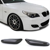 Zijkant knipperlichten - BMW 5-serie E60 E61 X1 E84 X3 E83 - gerookt zwart
