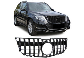 Autogrille - voor Mercedes GLK X204 2008-2012 - glanzend zwart