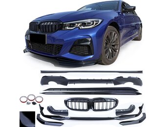 Bodykit - voor BMW 3er type-G20 2018 - kunststof - glanzend zwart