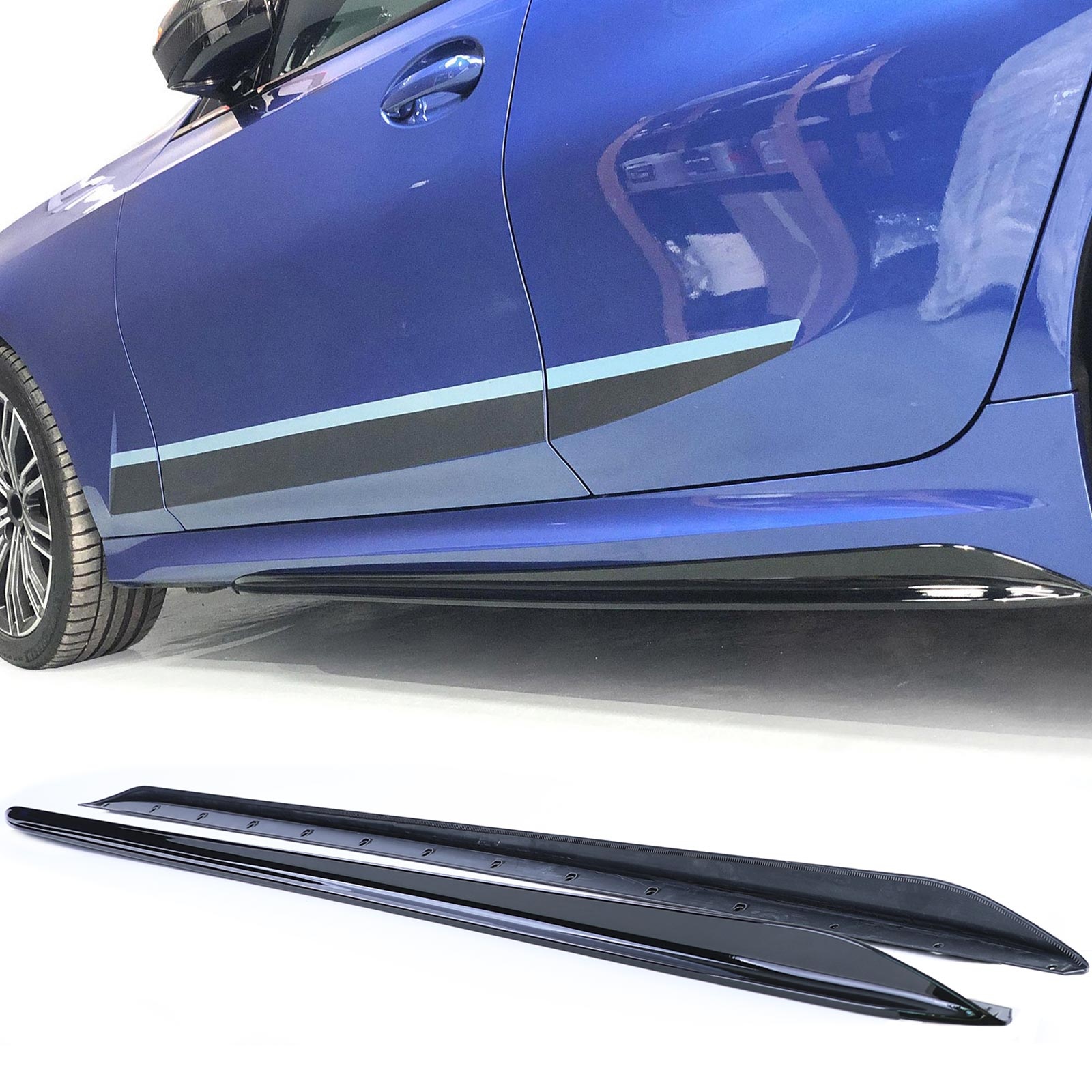 Bodykit - voor BMW 3er type-G20 2018 - kunststof - glanzend zwart