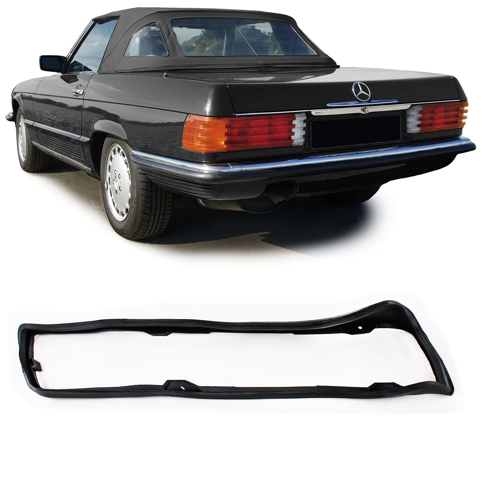 Achterlicht frame - voor Mercedes SL R107 SLC C107 1971-1989