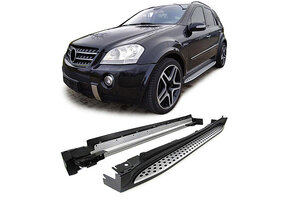 Treeplanken geschikt voor Mercedes ML W164 2005-2011 - met antislipnoppen