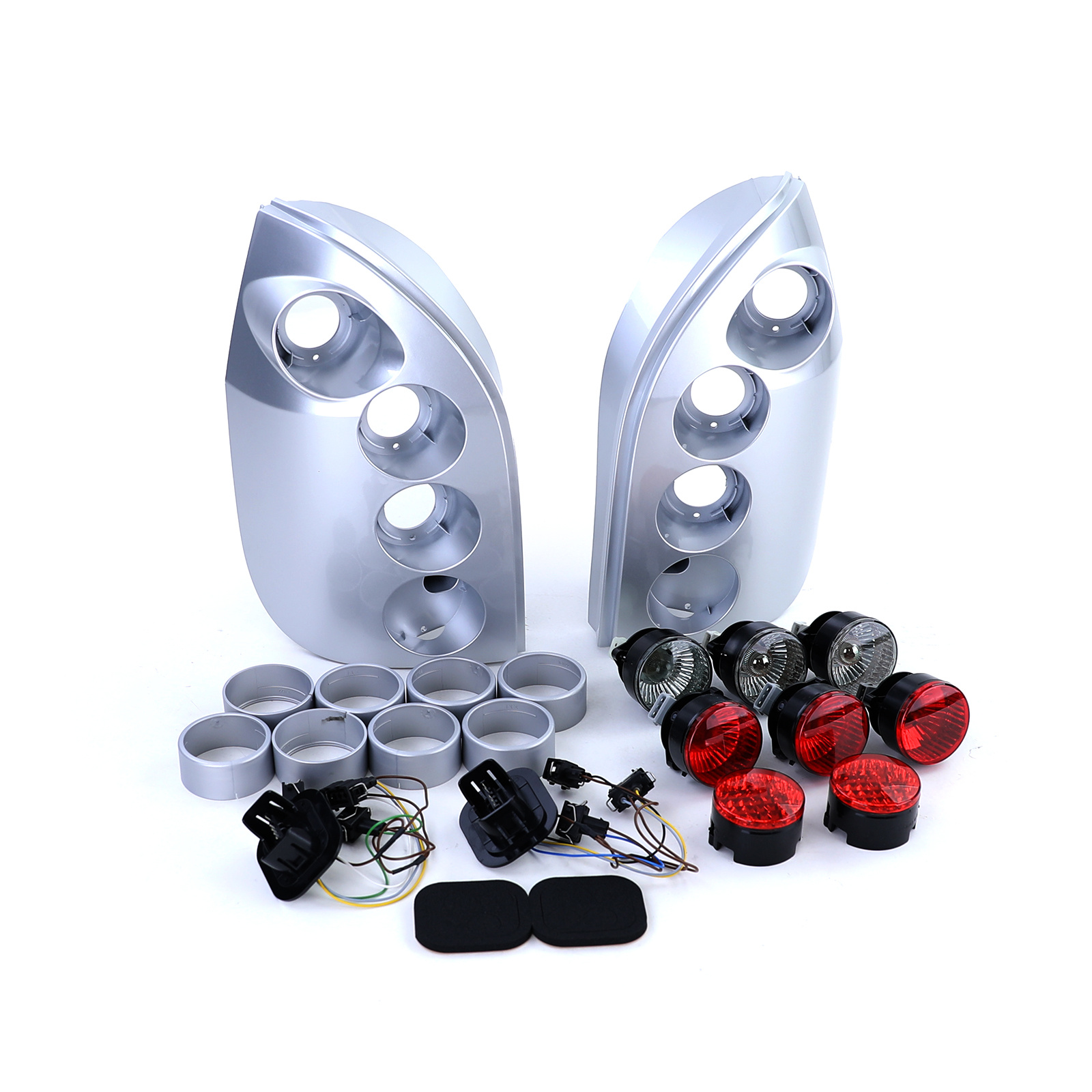 Achterlichten geschikt voor Opel Zafira A 1999-2005 - zilver