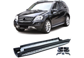 Treeplanken geschikt voor Mercedes ML W164 2005-2011 - met antislipnoppen