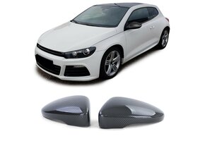 Spiegelkappen geschikt voor - voor VW Kever VW Scirocco VW CC VW Passat type-A5 137 3C B7 - carbon look