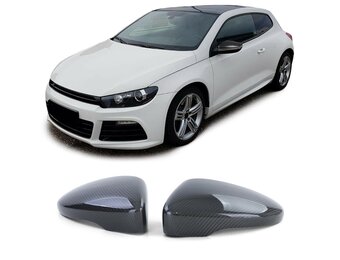 Spiegelkappen - voor VW Kever VW Scirocco VW CC VW Passat type-A5 137 3C B7 - carbon look