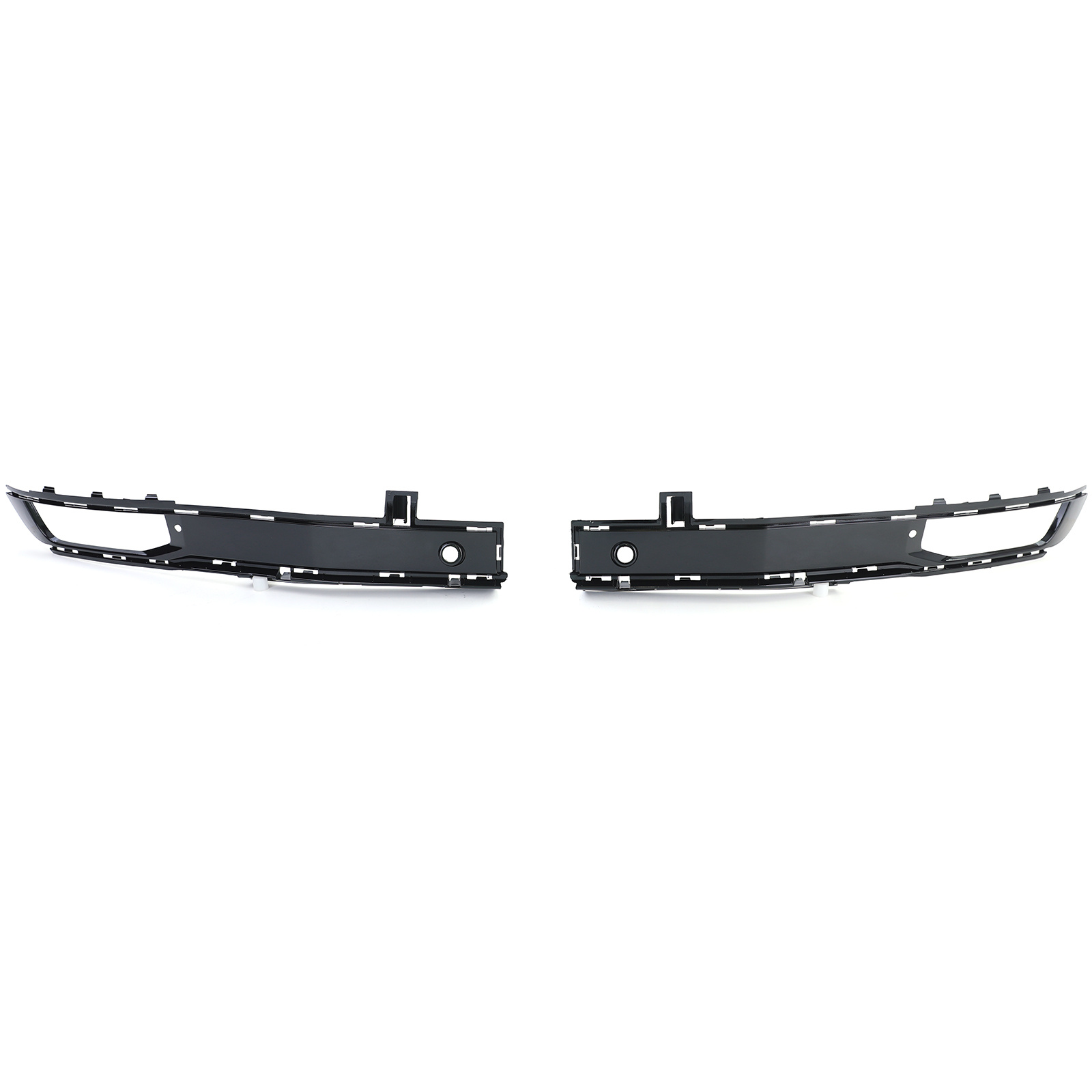 Mistlampframe - voor VW Bus T6 Bus/Transporter 2015-19 - glanzend zwart
