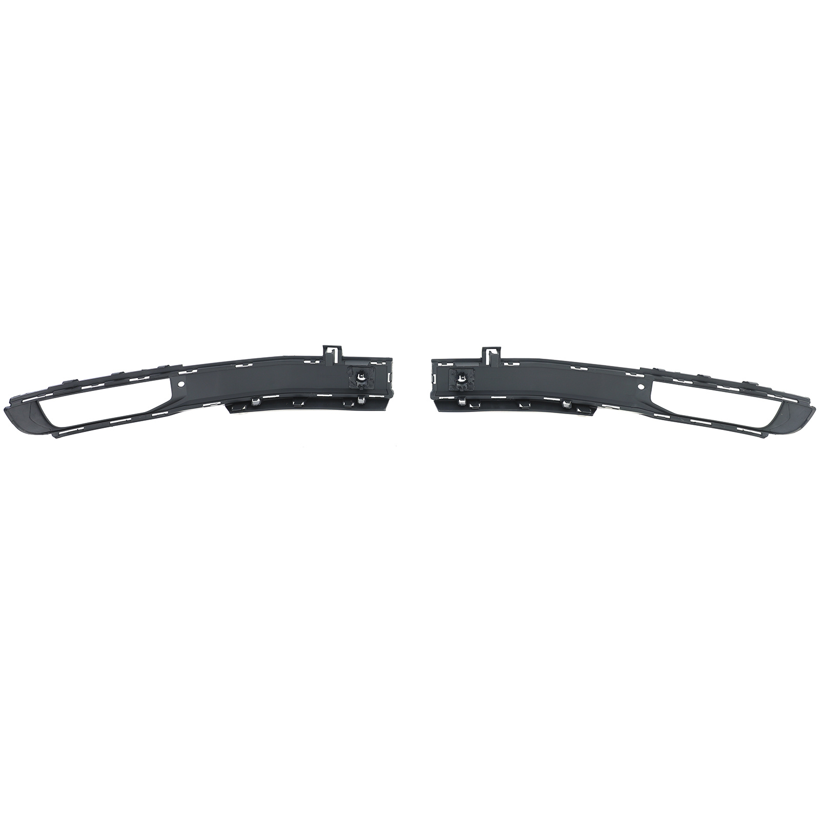 Mistlampframe - voor VW Bus T6 Bus/Transporter 2015-19 - glanzend zwart
