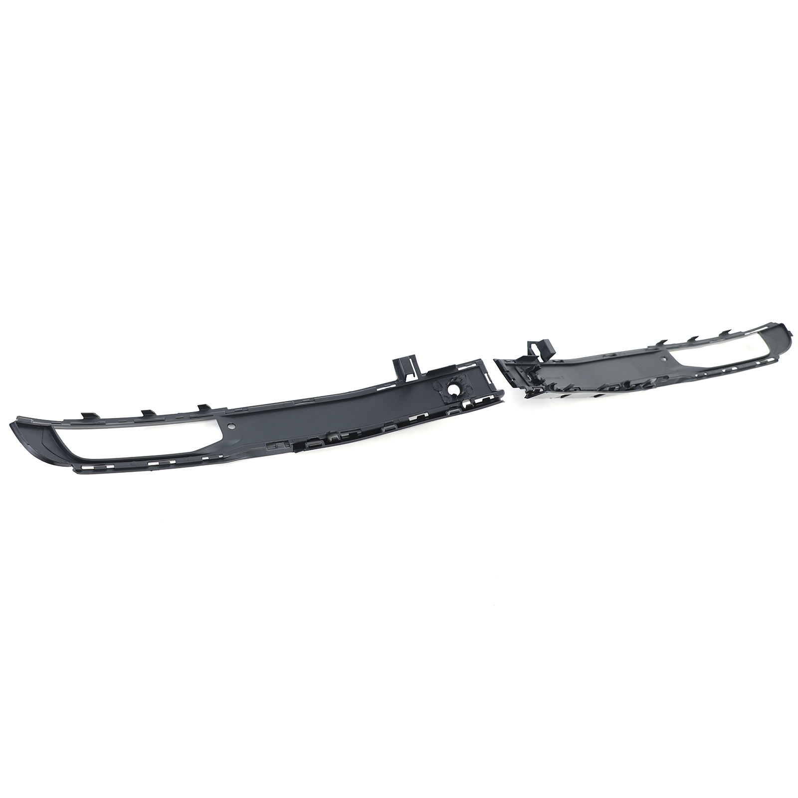 Mistlampframe - voor VW Bus T6 Bus/Transporter 2015-19 - glanzend zwart