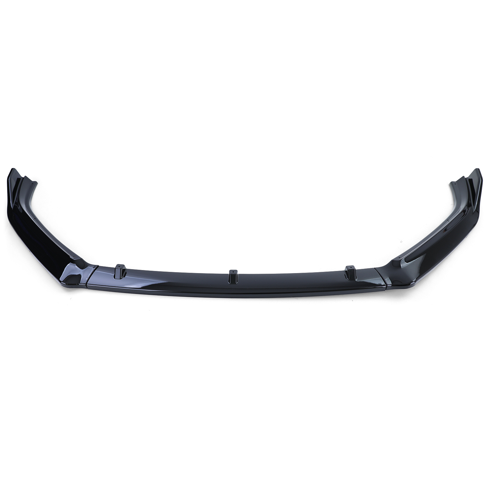 Spoiler - voorspoiler lip - voor VW Polo 5 6C 2014-2017 - glanzend zwart