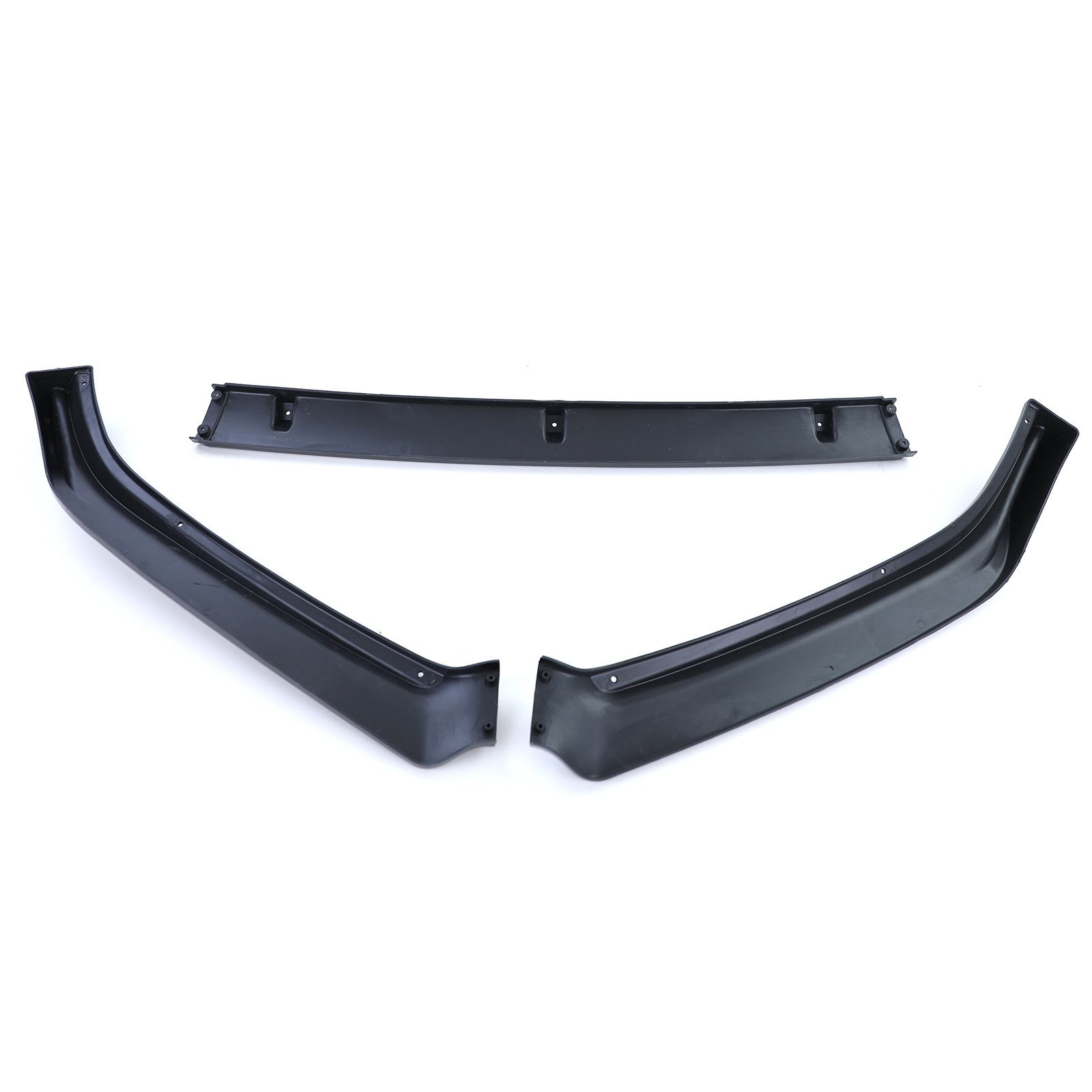 Spoiler - voorspoiler lip - voor VW Polo 5 6C 2014-2017 - glanzend zwart